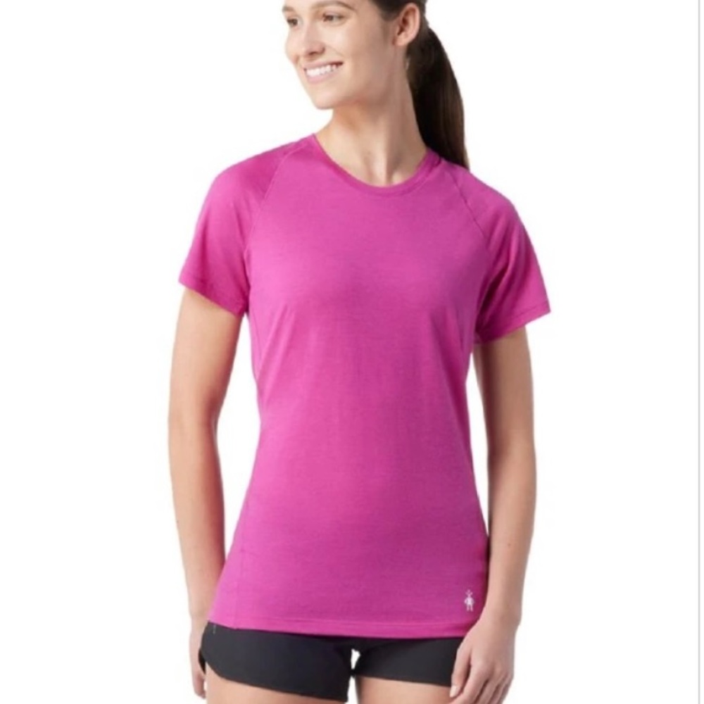 NWT Smartwool merino 150 tee - fuchsia - XS